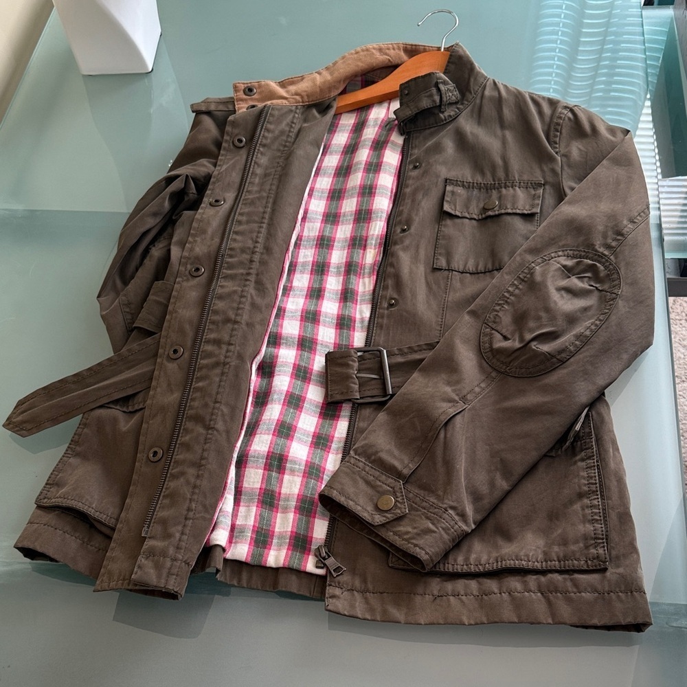 Banana Republic Chore Jacket Banana Republic Olive Green Military Jacket Size S